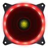 FAN/COOLER VX Gaming para Gabinete V.RING ANEL de LED 120X120MM Vermelho