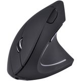 Mouse sem Fio Recarregavel 2.4 GHZ Vertical Ergonomico Ortopedico Power FIT 1600 DPI Preto USB - PM300