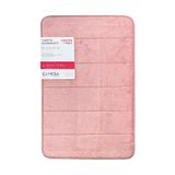 Tapete Para Banheiro Supersoft Antiderrapante Absorvente Rosa 60x40cm - Camesa