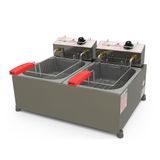 Fritadeira Elétrica De Mesa Pr-20e - 10 Litros  2 Cestos - Progás 110v Progás