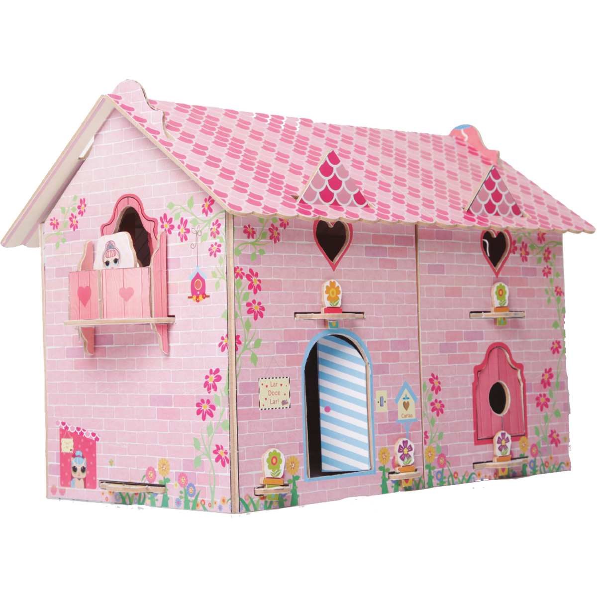 Brinquedo para Montar Casa Divertida DOLL Madei. 65P é boa?