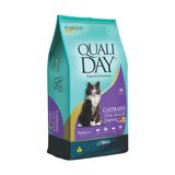 Ração Qualiday para Gatos Adultos Castrados Sabor Carne - 1kg