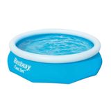 Piscina Inflável Fast Set Bestway 3800 Litros 8 Pessoas com Estrutura Reforçada Nautika 125020