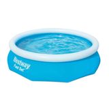 Piscina inflável Fast Set Bestway 3800 litros 8 pessoas com estrutura reforçada Nautika 125020