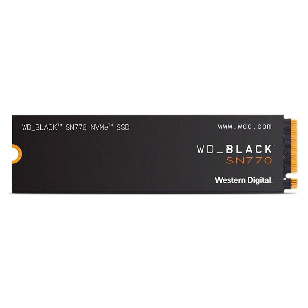 Ssd 500gb Nvme M.2 2280 Wd Black Sn770 5000mb/s Pcie Gen4x4 - Wds500g3x0e