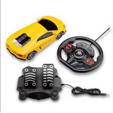 Carrinhos de Controle Remoto Racing Control Amarelo Multilaser- BR1145