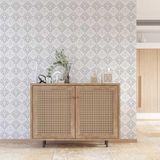 Papel De Parede Arabesco Branco