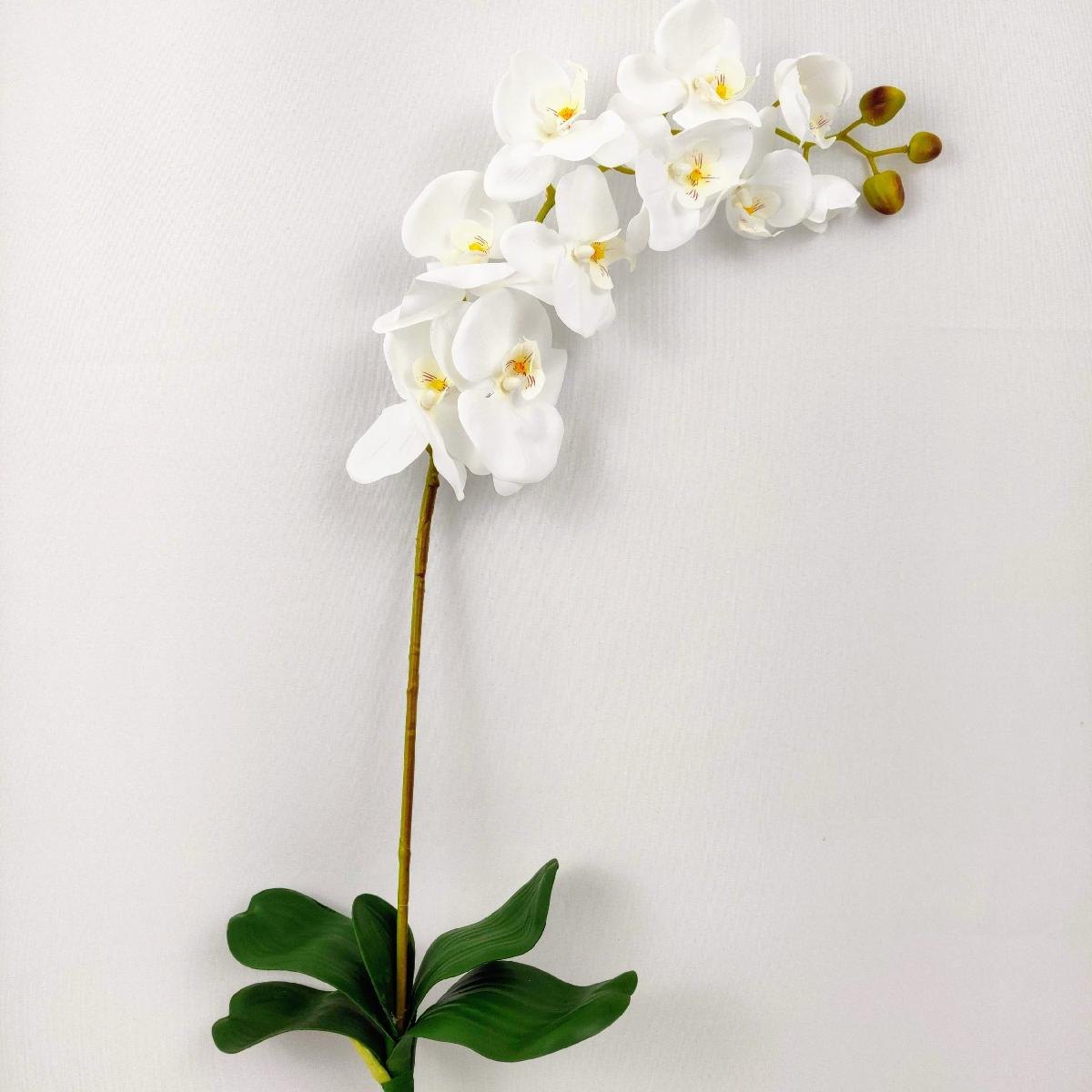 Orquidea Branca Planta Artificial Permanente 95x16cm Folha - Carrefour