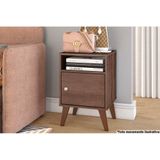 Mesa Cabeceira Casal Rt3145 C 1 Porta Rustico Movelbento
