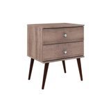 Mesa Cabeceira Infantil Rt 3032 C 2 Gavetas Rustico Movelbento