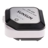COMPRESSOR DE AR COM BATERIA SUNSUN CP-101 - 1,5 L/M Bivolt