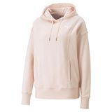 Moletom Canguru Feminino Puma Hoodie Rosa Claro