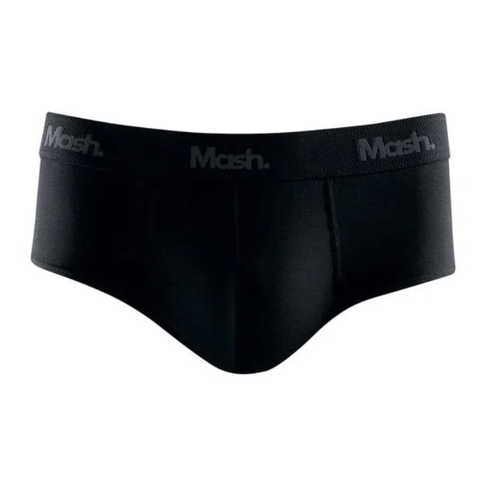 Cueca Slip Mash Masculina Algodão Pima Preto M