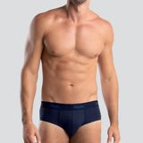 Cueca Slip Mash Masculina Algodão Pima Azul Marinho P