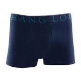 Cueca Boxer Hang Loose Masculina Cotton Lisa Azul Marinho P