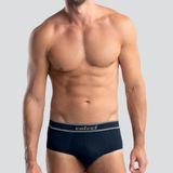 Cueca Slip Colcci Masulina Microfibra Sem Costura Azul Marinho G