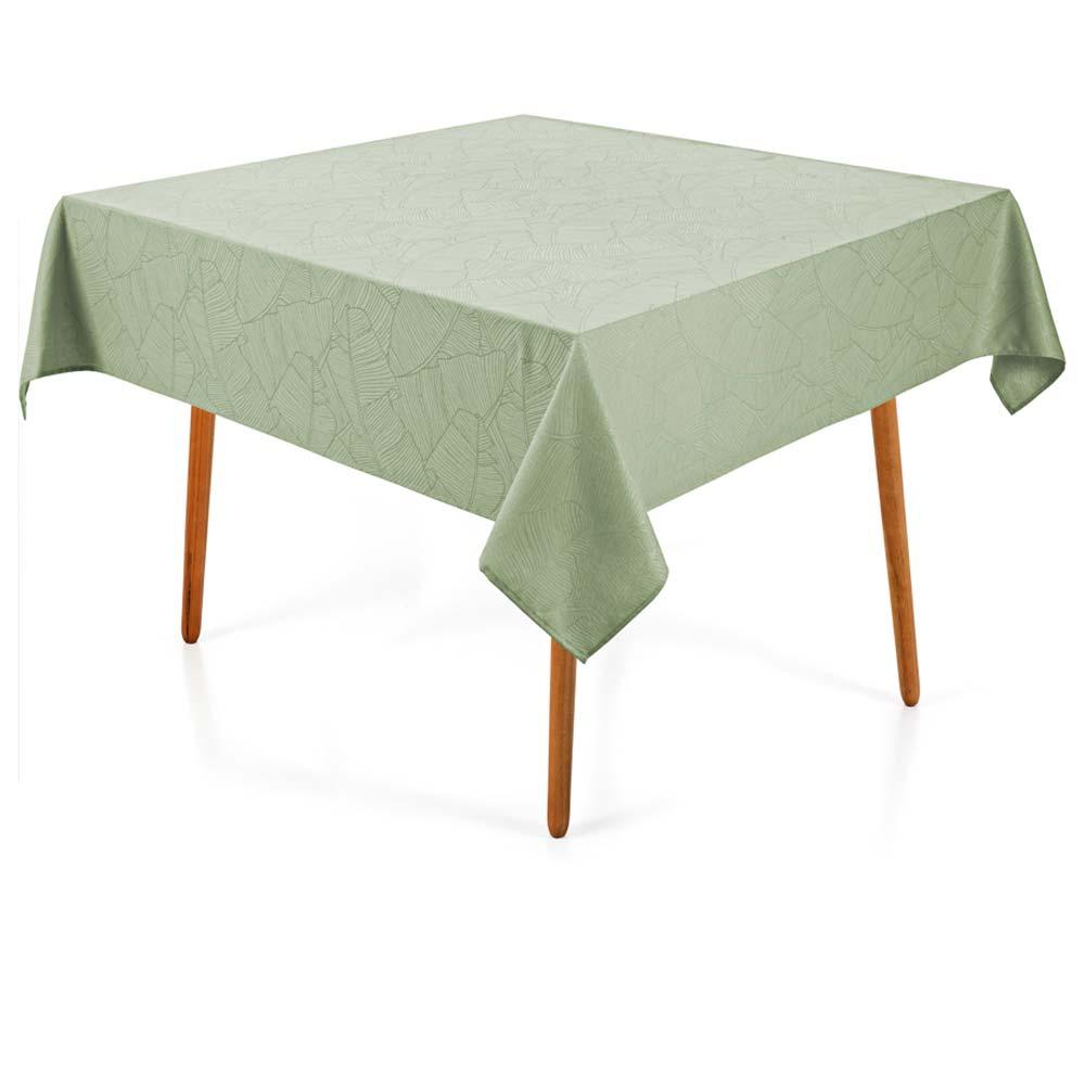 Toalha De Mesa Quadrada 180x180cm Sempre Limpa Herbare - Karsten Menta/40224