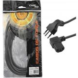 Cabo de Forca para Computador 90O 1,5M Tripolar Preto CHIP SCE