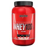 Whey Protein 100 Pure Integralmedica Refil Morango 907g