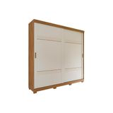 Guarda Roupa Casal 2 Portas De Correr E 4 Gavetas C Pes Blumenau Avela Off White Panan