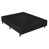 Base Cama Box Casal Corino Preto 40x138x188