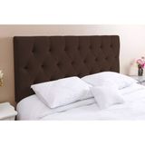 Cabeceira Sonho Paris King 1,95m Painel Em Suede Marrom