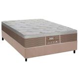 Cama Box Casal Colchao Molas Probel Prolastic Guardian Base Crc Suede Clean 138x188