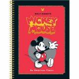 Caderno 01X1 Capa Dura 2021 Mickey Vintage 80FLS.