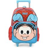 Mochila Infantil Com Rodinha Monica Gd Vm