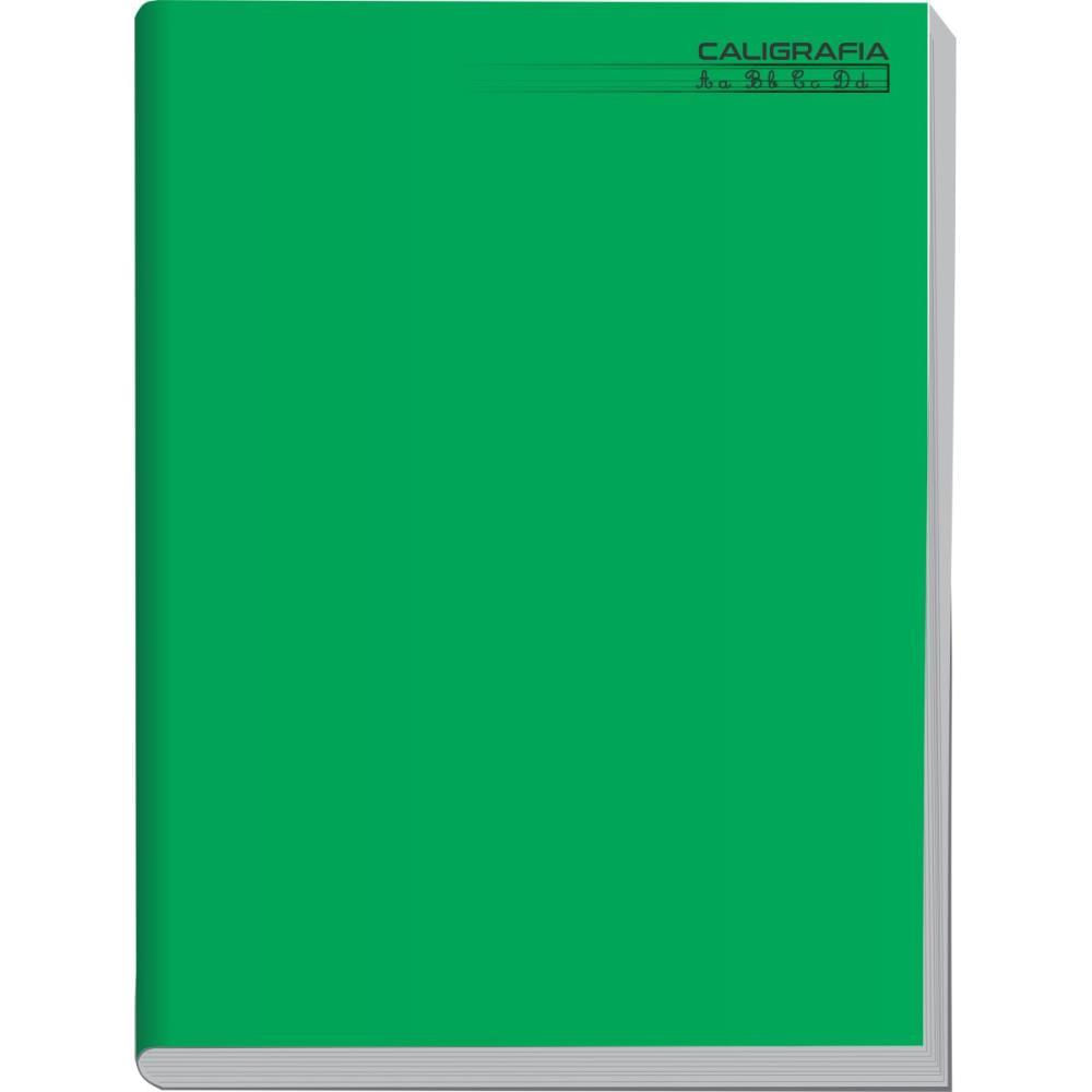 Caderno Caligrafia Capa Dura Liso 96f Brochurao Verde