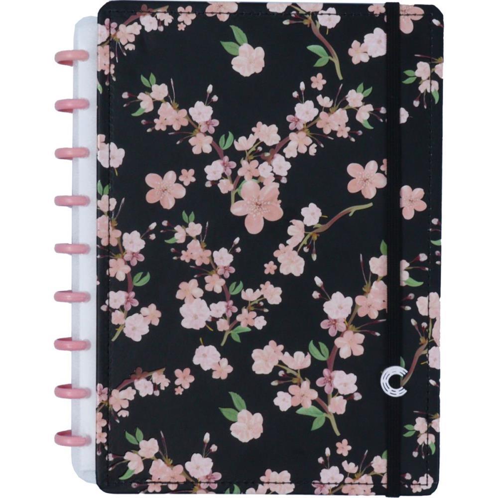 Caderno Inteligente Medio By Gocase Rose Black 80f