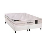 Cama Box King Colchao Molas Ensacadas Castor Pocket Kingdom Aloe Vera Base Crc Courano White 193x203