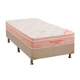 Cama Box Solteiro Colchao Espuma Ortobom Apollo Viscomemory Bamboo Box Courano Clean 88x188
