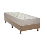 Cama Box Solteiro Colchao Molas Ortobom Hotelaria Multilastic Orthotel Superluxo Base Crc Suede Clean 88x188