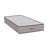 Colchao Solteiro Espuma D33 Milao Double Face Black 88x188x24 Orthoflex