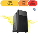 Computador Corporate  Amd Fm2 A10 8gb de Ram Ssd 240 Gb