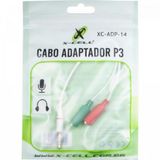 Cabo Adaptador 2 P2xP3 18CM XC-ADP-14 XCELL