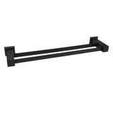 Porta Toalha Duplo em Aço Inox Black Ducon Metais Preto