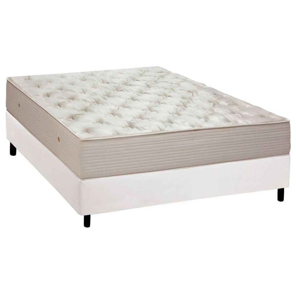 Cama Box Casal Colchao Molas Ortobom Hotelaria Multilastic Orthotel Superluxo Base Crc Courano White 138x188