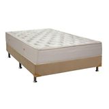 Cama Box Casal Colchao Molas Ortobom Hotelaria Multilastic Orthotel Superluxo Base Crc Suede Clean 138x188