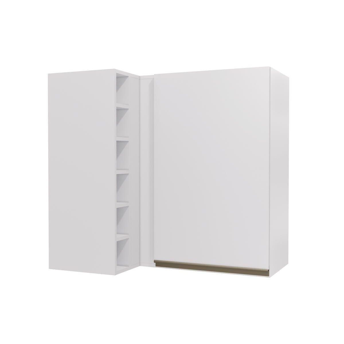 Armario Aereo Cozinha Modulado Canto Maxxi G768 C 1 Porta Polipropileno Branco Kappesberg