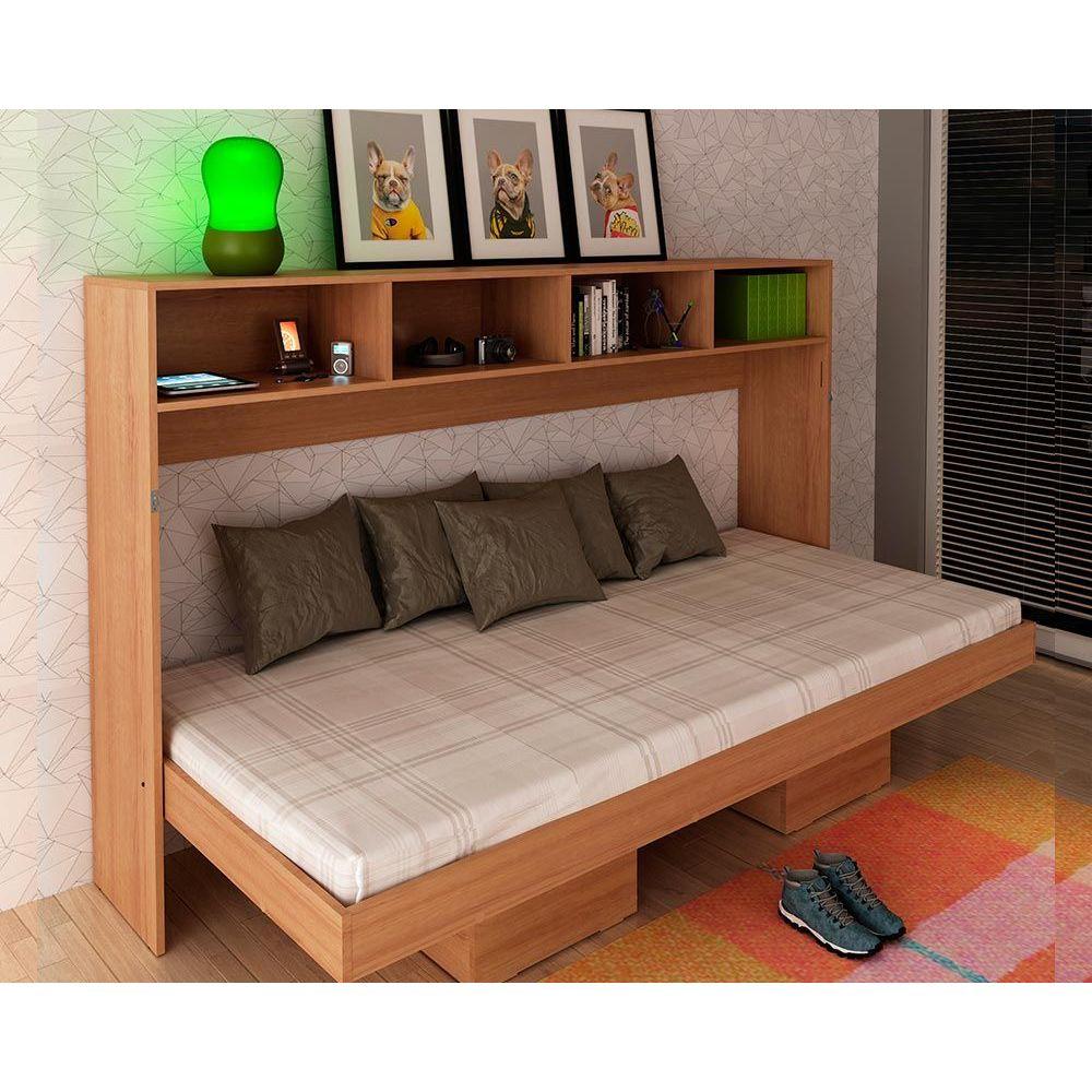 Cama Multifuncional Juvenil Cm8020 Amendoa Tecno Mobili