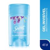 Desodorante Em Gel Secret Lavanda 45g