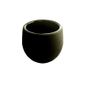Vaso-Plastico-13x10-cm-Big-Ball-Terral--Preto-Frente-