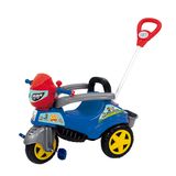 Triciclo De Passeio Infantil Maral Baby City M-Patrol Azul/Vermelho