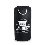 Cesto de Roupa Lavanderia Saco Laundry 25L Preto Secalux