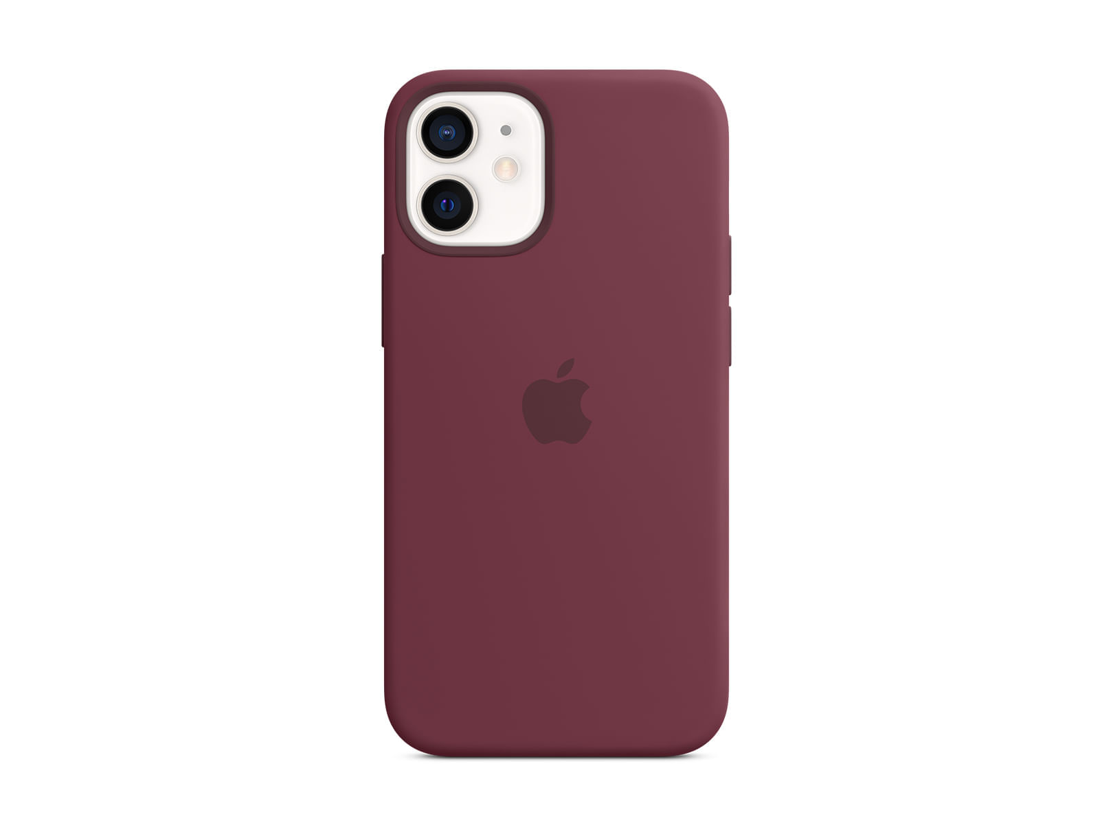 Capa Para Iphone 12 Mini Apple Silicone Ameixa Apple