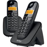 Telefone Sem Fio Intelbras Ts 3112 1 Ramal Display Luminoso Identificador De Chamada E Tecnologia Dect 6.0 Preto Intelbras
