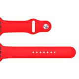 Pulseira Para Apple Watch 42/44mm Silicone - Vermelho | Gt Goldentec Acessórios