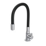 Torneira De Bancada Hydra Hydramotion Com Bica Flexível 1/2Pol Preto